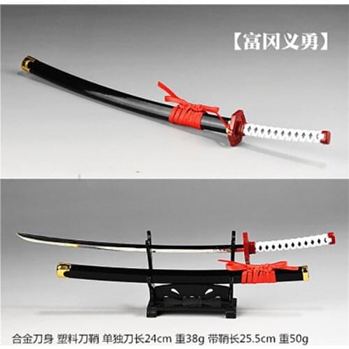 20-25CM 1/6 Scale Miniature Weapon Model Japanese Tai Sword Sword Fit 12-inch Action Figure Body Toy Can Be Used As Ornaments