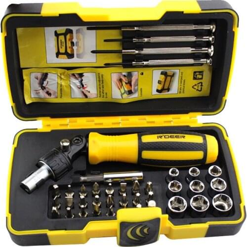 Multi tool 39 oiece ratchet wheel CR-V Mulit-function maintenance screwdriver set torx screwdriver set