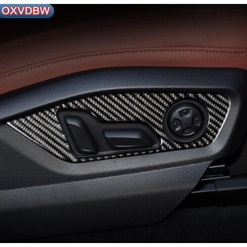 Interior Modification Seat adjustment Panel Trim Car Stickers Decor Covers Car-styling For Audi Q7 S line 201-2019 Accessaries