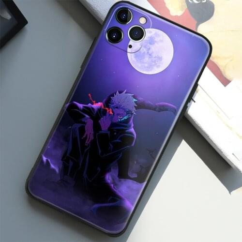 Yuji Itadori Jujutsu Kaisen Sukuna Anime Glass Soft Phone Case for IPhone SE 6s 7 8 Plus X XR XS 11 12 Mini Pro Max Cover Shell