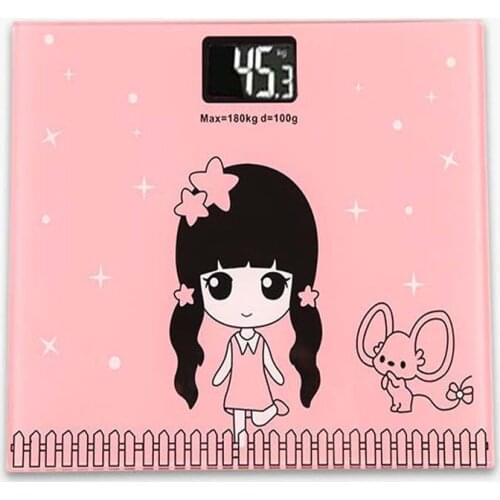 A2 Bathroom Floor Body Scale Glass Smart Household Electronic Digital Weight Balance Bariatric LCD Display 180KG/100G