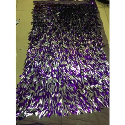 New 5yards/bag XX069# 3colors good quality sequin tulle mesh lace fabric for bridal wedding dress/sawing Free shipping