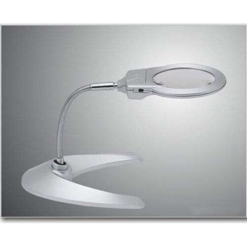 New diamond painting accessories, LED magnifying glass, diamond embroidery tool, LED light folding design, embroidery reading