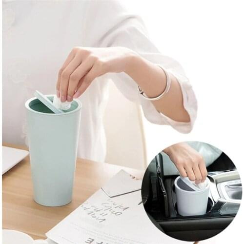 New Car Garbage Can Trash Home Room House Automobiles Interior Accessories Garbage Dust Case Holder Organizer Bin Basket