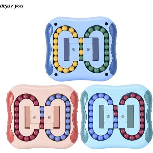 New Childrens Finger Gyro Magic Disk Rotating Bean Intelligence Fingertip Cube Educational Decompression Toy
