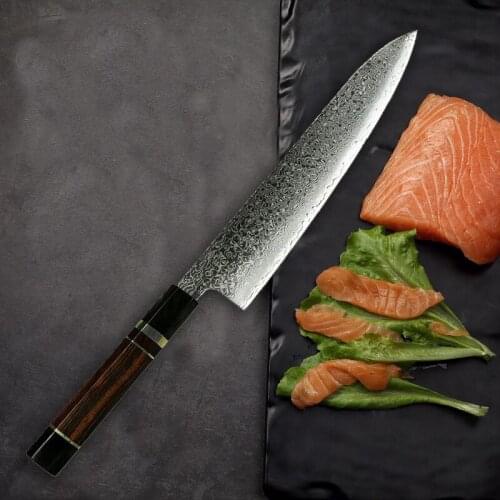 Damascus Knives Chef Knife Japanese Kitchen Knife Damascus VG10 67 Layer Stainless Steel Knives Ultra Sharp Micarta Handle