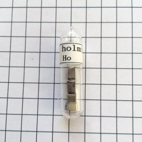 HOLMIUM Pure Metal Turnings Reference Sample in sealed vial 5 gram