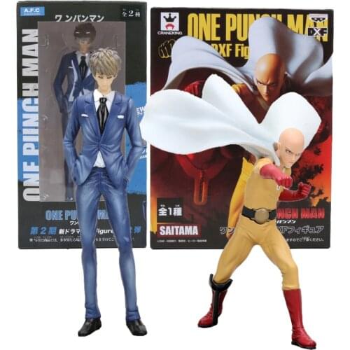One Punch Man DXF Genos Saitama PVC Figure Collectible Model Toy 20cm/23cm