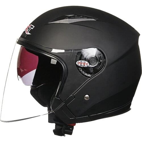 GXT Electric Bicycle Mens and Womens Helmet Half-covered Double Lens Four Seasons Helmet moto 512