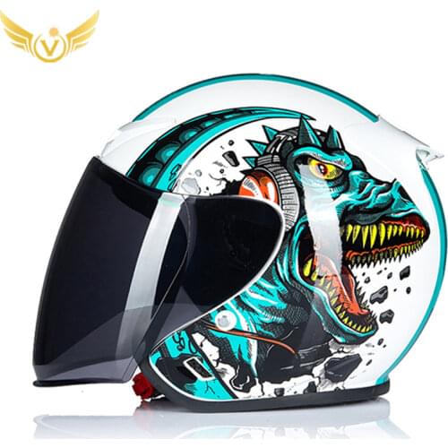Motorcycle Helmet Half Face ABS Motorbike Helmet Electric Riding Safety Helmet Moto Casque for Women/Men Casco Moto