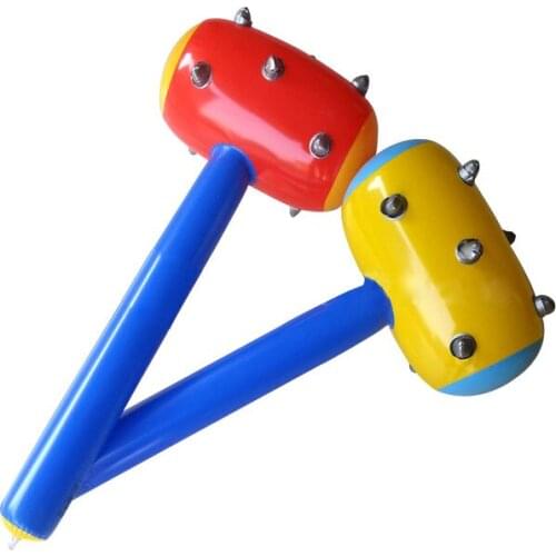Spike pvc hammer blow toy Toy Children Oversize Stuffed Club Spike Pvc Hammer Blow Bar Inflatable Hammers Toys More Color Random