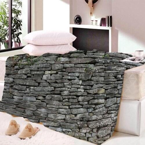 3D Stone Thin /Thicken Art Throw Nap Blanket Travel Beach Towel Bedspread Home Textile Dropping Bedspread For Autumn Dropship