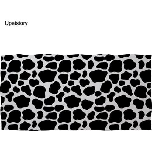 Upetstory Cow Striped Printed Microfiber Beach Towel Summer Bath Towels for Adults Quick Dry Shower Towel Big Beach Yoga Mats