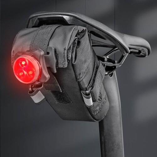 Bike Bags Waterproof Bicycle Saddle Bags Under Seat Cycling Tail Rear Storage Pouch Bag Bike Seatpost Bag Cycling Accessories