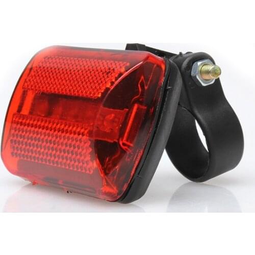 Waterproof Bike Bicycle 5 LED Rear Tail Light Lamp Bulb Red Back Cycling Safety Warning Flashing Lights Reflector Accessories