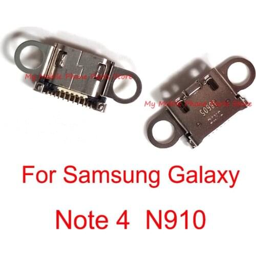 10PCS Micro USB Charging Port Dock Connector Socket For Samsung Galaxy Note 4 Note4 N910 Plug Socket Connector Port Repair Parts