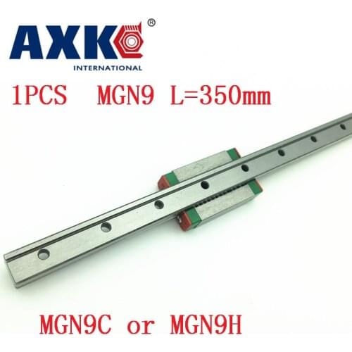 9mm Linear Guide Mgn9 L= 350mm Linear Rail Way + Mgn9c Or Mgn9h Long Linear Carriage For Cnc X Y Z Axis
