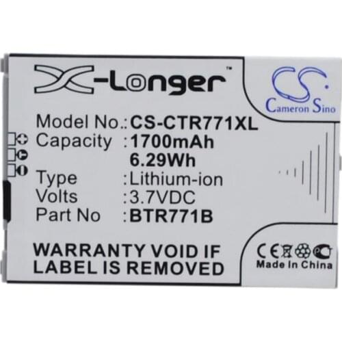 Cameron Sino 1700mAh battery for CASIO C771 GzOne Commando BTR771B for VERIZON C771 Commando Mobile, SmartPhone Battery