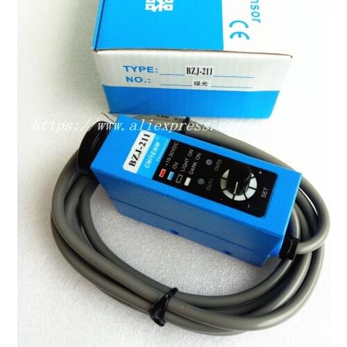 BZJ-211 Green Color Code Sensor 10-30 VDC New High Quality Chint Photo Electric One Year Warranty