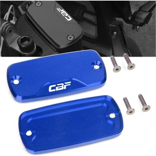 For Honda CBF 125 150 250 500 600 600s 1000 cbf1000 Motorcycle CNC Aluminum Front Brake Reservoir Fluid Tank Cover Oil Cap