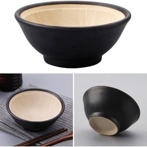 Japanese Style Ceramic Grinding Bowl Kitchen Restaurant Tableware Food Bowl for Home Restaurant Hotel ramen bowl soup bowl