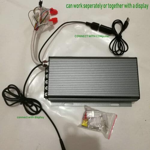 Sabvoton Sinewave Controller 48v-72v80A Work Seperately Or With a Display Electric Scooter Motorcycle ATV UTV Snowmobile Parts