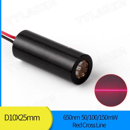 10mm 650nm 660nm 50mW 100mW 150mW Line Laser Module Industrial Grade ACC Driver TYLASERS