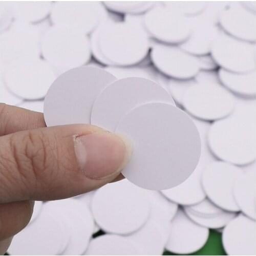 30pcs Ntag215 NFC TAG Sticker Mini round coin card Support all NFC smartphones