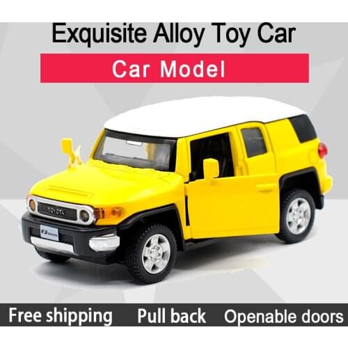 New Arrival Caipo Toyota FJ Alloy Diecast Car Model Toy With Pull Back /For Kids Gifts /Educational Toy Collection