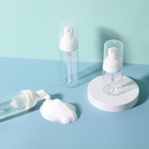 Plastic Foam Bottle Eyelash Cleaning Foam Pump Bottle Travel Foaming Dispensers for Soap Shampoo 50/60/100/120ml