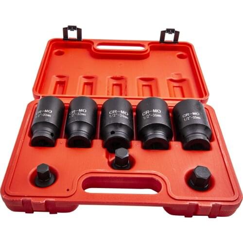 Brand New 8pcs Impact Socket 1/2" inch Deep Setting Tools Kit Metric Garage Workshop