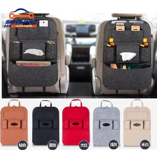 1/2 Pcs Auto Car Seat Back Multi-Pocket Storage Bag Organizer Holder Accessory Car Foldable Storage Organization Car Carry Bag