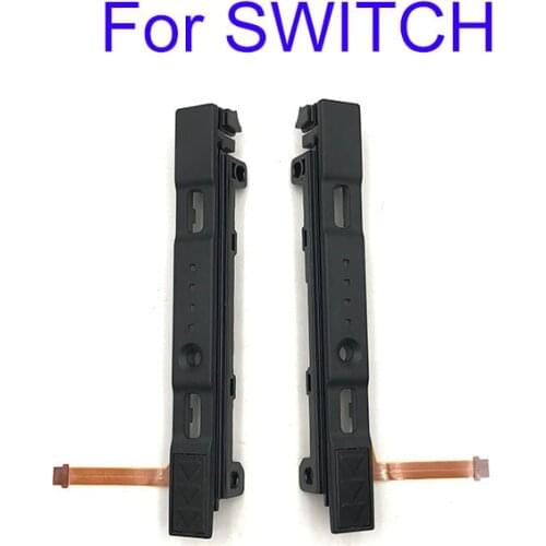 100sets Original New L R Original used L R Repair Parts For NS Switch Joycon Right Left Plastic Slider With button Rail Assembly