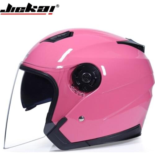2020 Motorcycle Helmets Electric Bicycle Helmet Open Face Dual Lens Visors Men Women Summer Scooter Motorbike Moto Bike Helmet