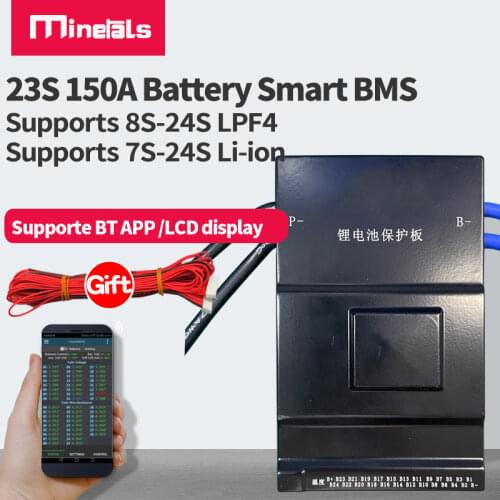 23s smart bms 150a li-ion lfp4 1a 2a Active equalization bluetooth balance board equalizing current lithium battery pcm