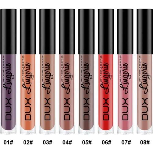 Non-marking Velvet Moist Nutritious Waterproof Lip Glaze Professional Non-stick Cup Multi-colors Lip Gloss Matte Makeup TSLM1