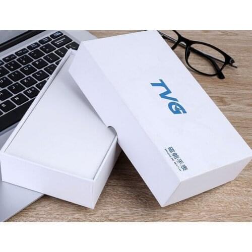 UV Protected Printed inside Cardboard Packaging White Paper Box with flat packing custom made gift boxes ---DH10147