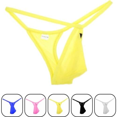 Bikini 2019 Sexy Underwear Men Sexy Hot Gay Underwear Men Underpants Mens Thongs And G Strings Briefs Penis Sheath Pouch