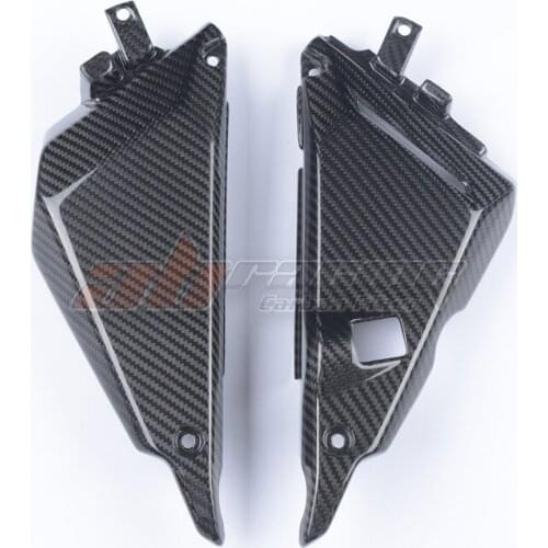 Side Cover Of Driver Seat Cover For Kawasaki Ninja 650 Z650 2017-2020 Full Carbon Fiber 100% Twill