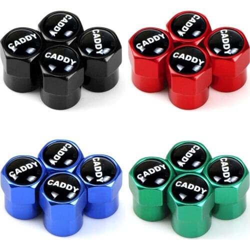 4pcs Auto Emblem Cap Case For Volkswagen VW CADDY 2010-2020 Car Accessories