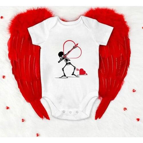 Valentines Day Baby Holiday Bodysuits Valentines Holiday Gifts Boys Girls Twins Baby Jumpsuit Casual 0-24M