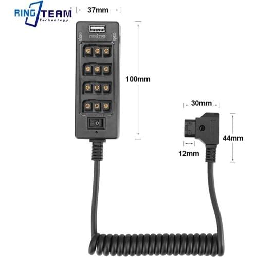 For Powering Multiple Wireless Receivers And On-Board Displays D-TAP1 Sub 4+2DC+1USB Hub
