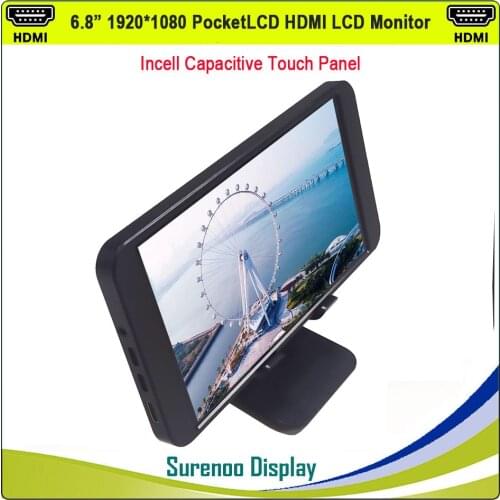 7" 1200*1920 IPS LCD Module Monitor Display Panel LT070ME05000 with Mini HDMI to MIPI Board Capactive Touch Panel Case Enclosure