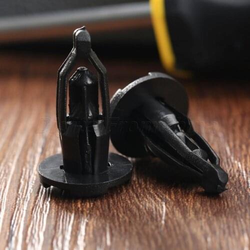 50Pcs Car Nylon Clips Plastic Push Type Front Bumper Cover Retainer Fastener Clasp Clamp Clips For Lexus Toyota