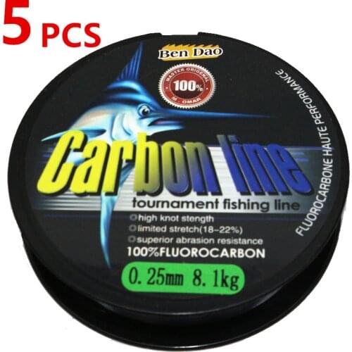 100M fluorocarbon coated Fishing Line Super strong Monofilament Quality fluorocarbon Saltwater Carp Fishing line
