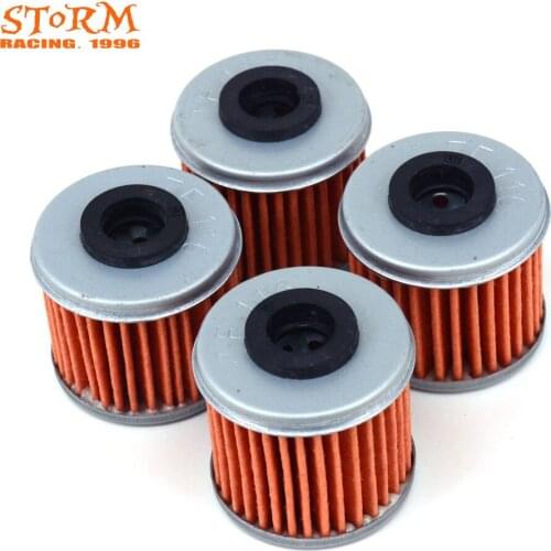 4PCS Motorcycle Oil Filter For HUSQVARNA FC250 TC250 TC250R TE250 TE250R TXC250 TXC250R TE310 TE310R TXC310R Motorcycle