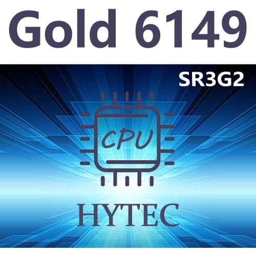 Intel Xeon Gold 6149 SR3G2 3.1GHz 16Core 32Thread 22MB 205W LGA3647 CPU Processor Not QS/ES