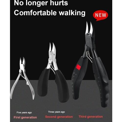 Professional Toe Nail Clippers Remove Dead Skin Nail Correction Nippers Ingrown Toenail Cuticle Scissor Edge Cutter