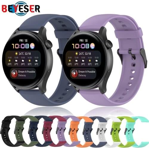 For HUAWEI WATCH 3 46mm WATCH3 Pro Sports Silicone Strap GT 2 Pro Band Watchband WristBand Replaceable Accessories Belt Bracelet