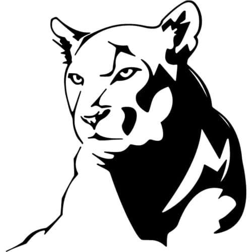 Panther V8 reflective funny car sticker vinyl decal waterproof car auto stickers silver/ black for bumper rear window 5.0